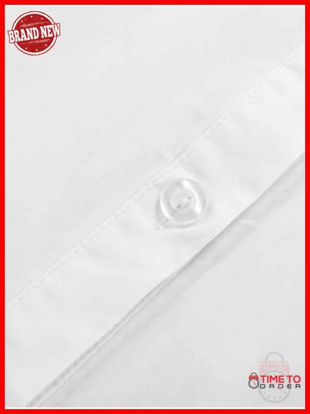 Button Down Collar V Neck Long Sleeve Mini Shirt Dress Cotton - Picture 5 of 6